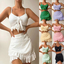 Curvana 2025 New Tropical High-Waist Bikini β Stylish & Supportive Two-Piece Swimsuit