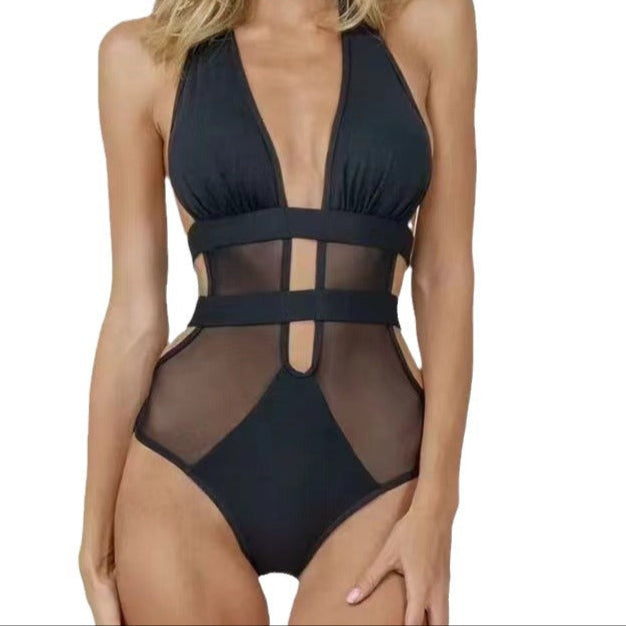 2025 Hot-Selling Style Hollow-Out One-Piece Bikini – Sexy & Trendy Swimwear